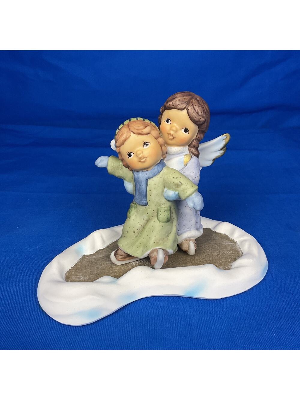 Goebel Nina & Marco "Angels Skating" Porcelain Figurine - With Original Box
